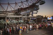 Oasis plays giant spin the bottle on London Eye